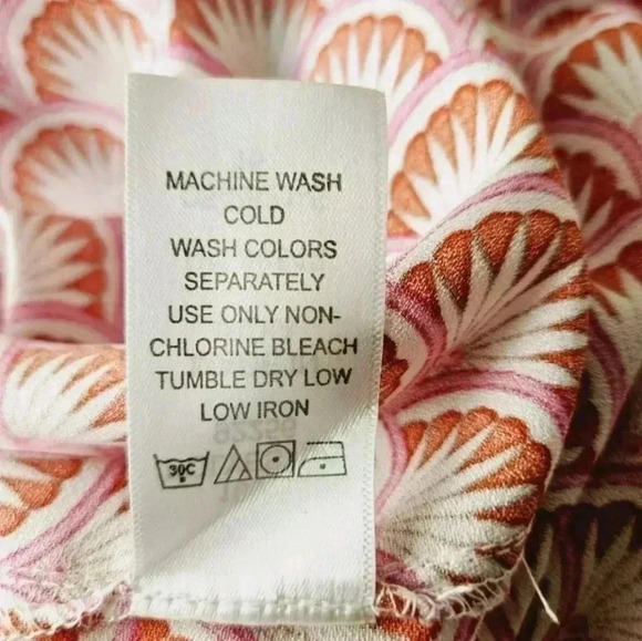 Ellos Red Pink Print Boho Maxi Dress - Picture 8 of 13